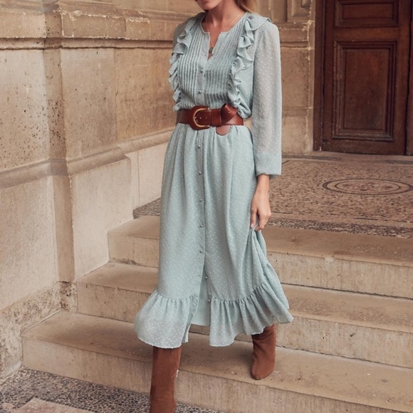 SEZANE Cora Dress *Rare* NWOT - Picture 2 of 8